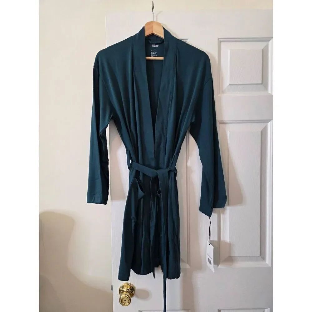 girlfriend collective Dream Robe - S, green NWT